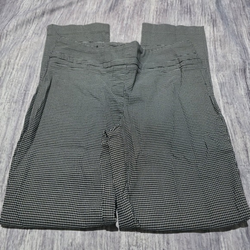 Hilary Radley‎ Women's Black White Gingham Check Pants Size 4